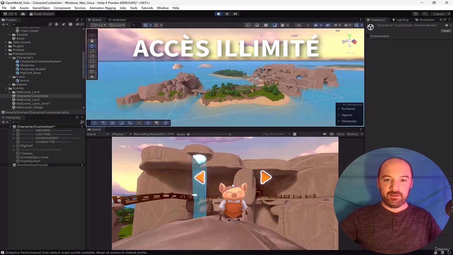 Lucien CROS FORMATION UNITY 6.1