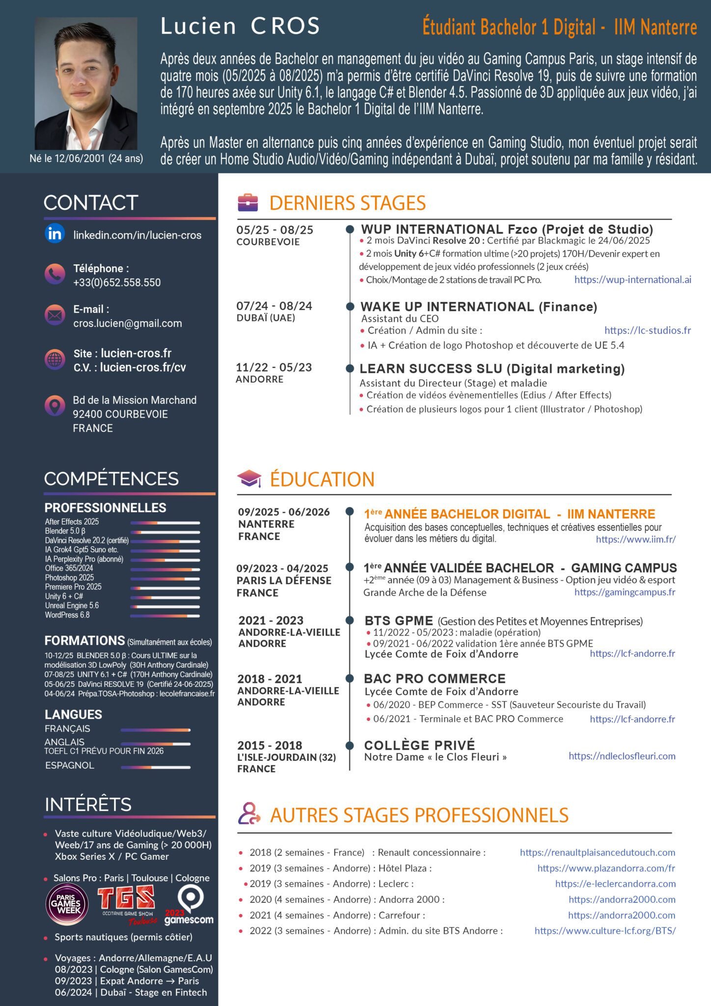 CV DE LUCIEN CROS 12-10-2025