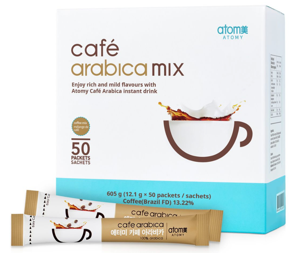 Cafe Arabica 3 in 1 ATOMY (50 sticks) - Café Arabica 3 en 1 ATOMY (50 sticks) : À Tester & Délicieux !
