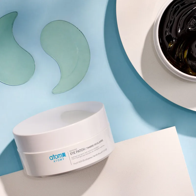 Marine Ampoule Eye Patch ATOMY - Patches Hydrogel Aux Actifs Marins Pour Contour Des Yeux : Un regard défatigué et une hydratation ciblée