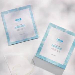 Marine Ampoule Gel Mask (Moisturizing & Soothing) - Masque Gel Hydratant et Apaisant ATOMY Aux Actifs Marins : hydratation intense, peau apaisée