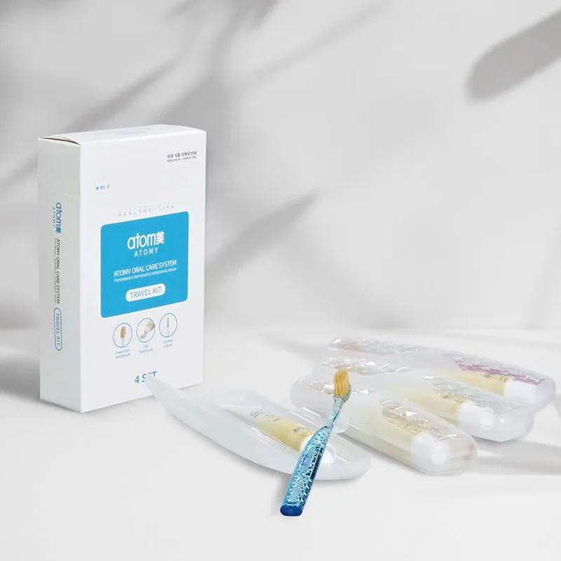 Oral Care System*1set - Kit d'hygiène bucco-dentaire ATOMY (Trousse de Voyage)