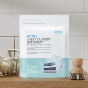 Sheet Laundry Detergent ATOMY - Lessive en Feuilles Atomy : 30 Feuilles = 30 Lavages