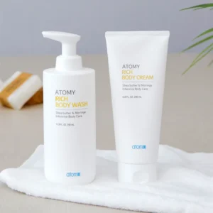 Ultra Rich Body Set ATOMY - Coffret Duo Gel + Crème corporels ultra-riche ATOMY : Nourrissant & Réparateur